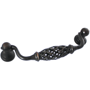 Cosmas 1749-128ORB Oil Rubbed Bronze Birdcage Cabinet Pull